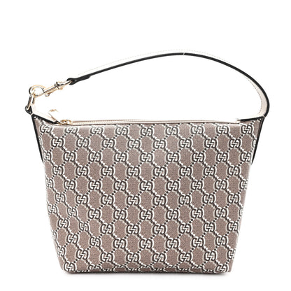 Gucci GG Shadow Monogram Super Mini Ophidia Shoulder Bag Taupe 1 of 9