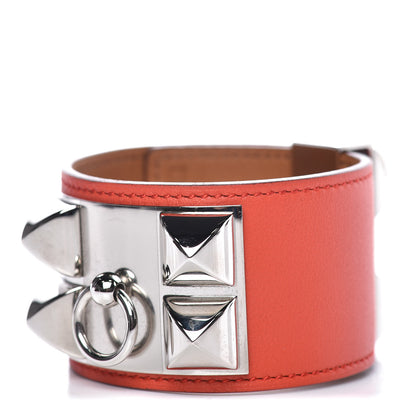 Hermes Swift Collier De Chien CDC Bracelet L Capucine 1 of 8