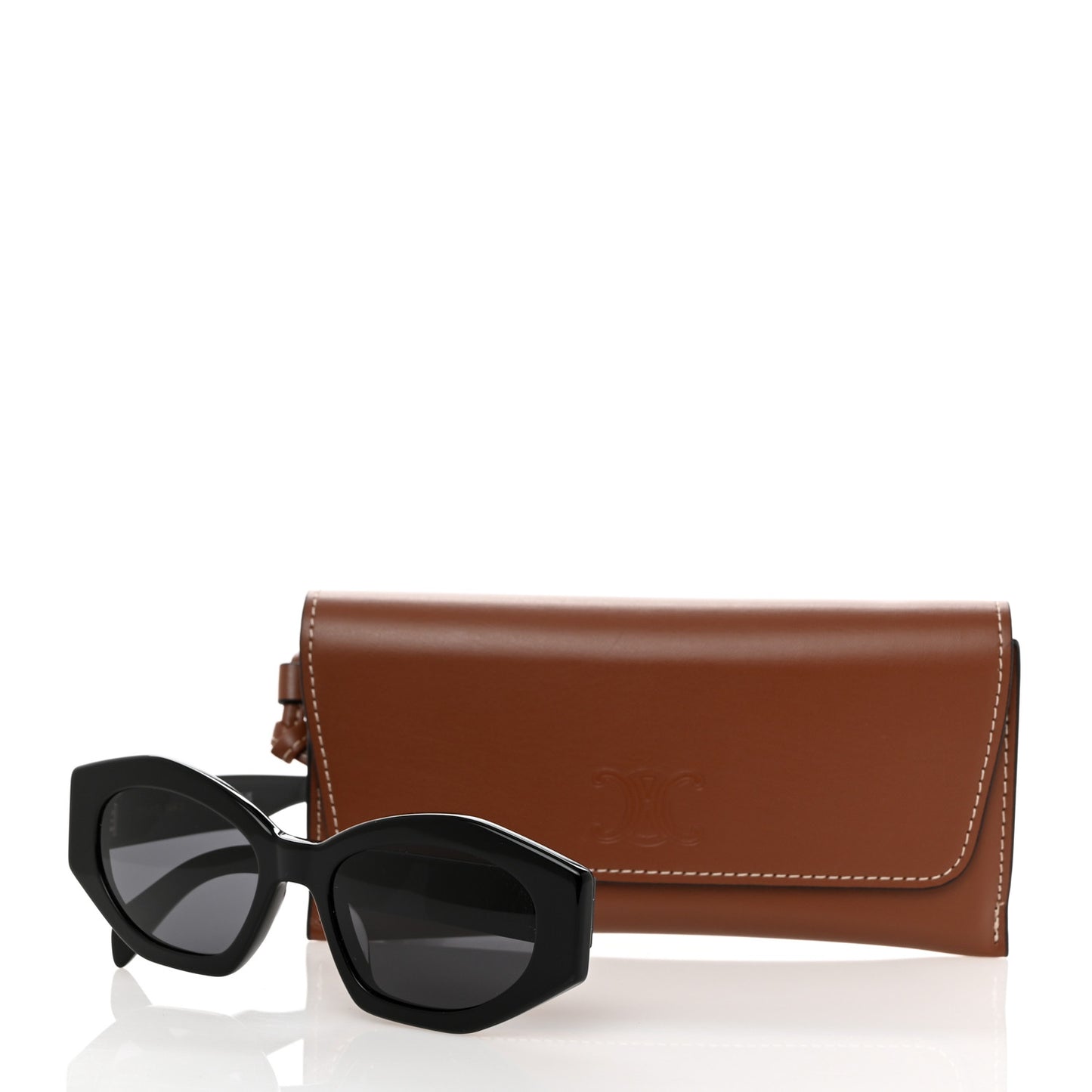 Acetate Triomphe 01 Sunglasses CL 40238U Black