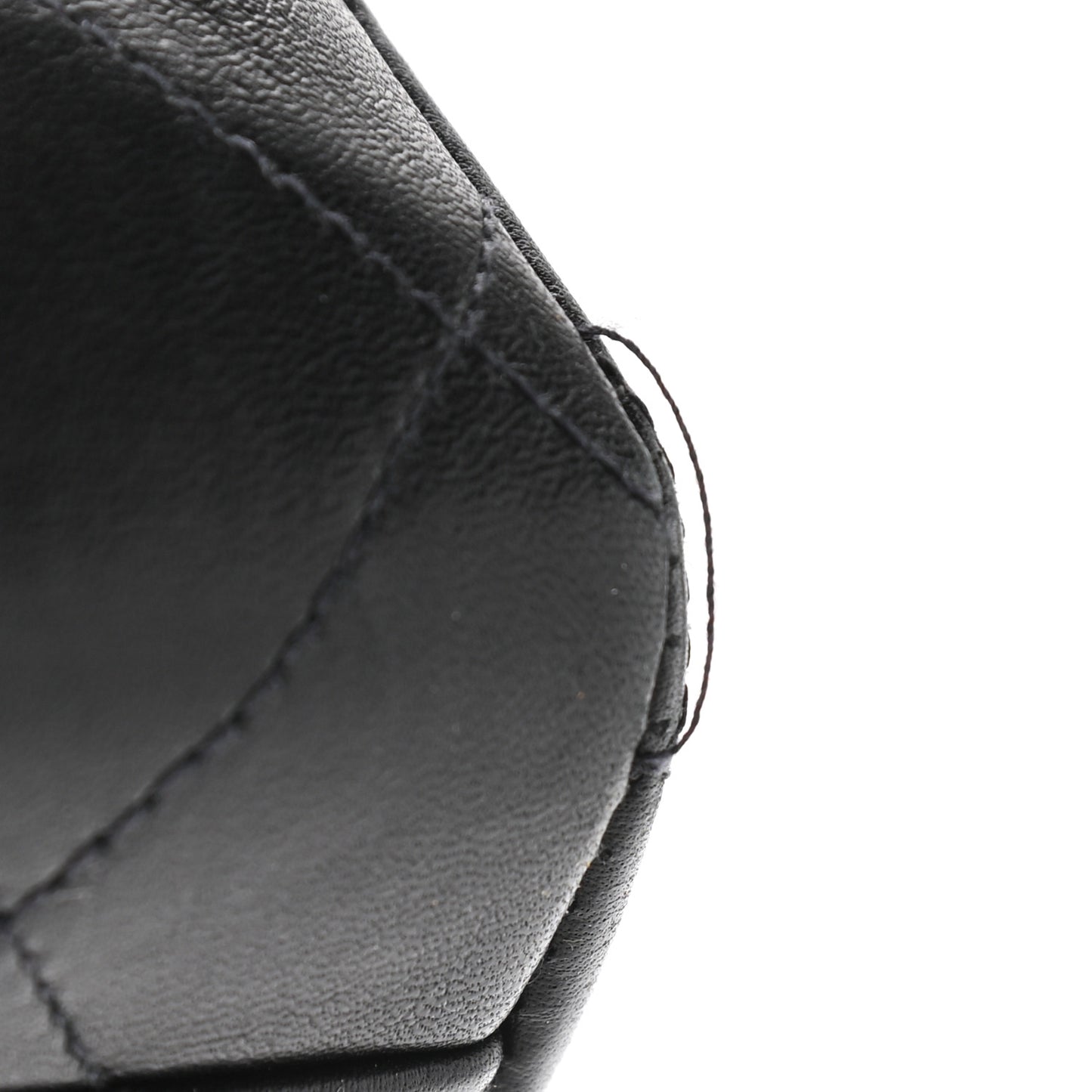 Lambskin Quilted XL Jumbo Single Flap Black