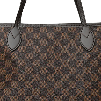 Louis Vuitton Damier Ebene Neo Neverfull MM Rose Ballerine 8 of 15