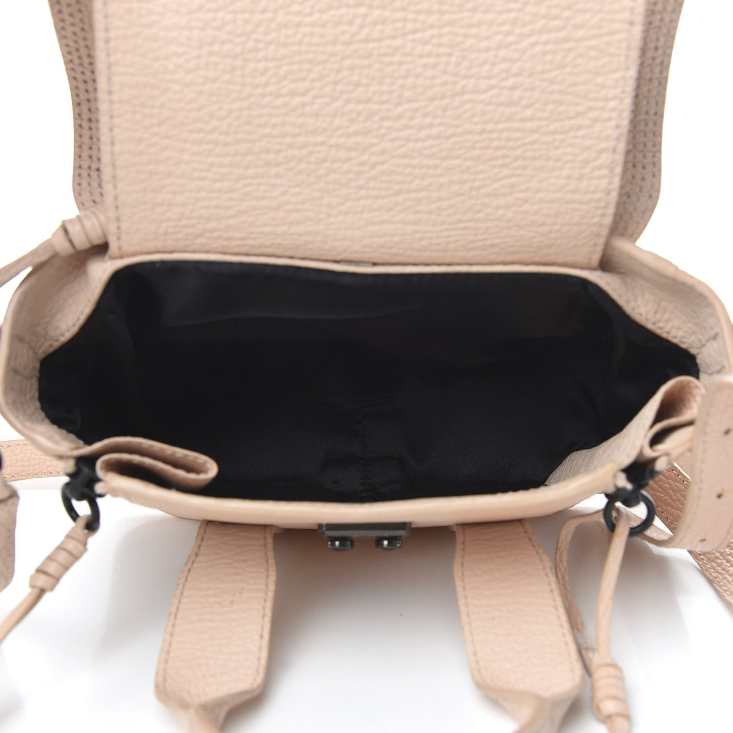 3.1 Textured Calfskin Mini Pashli Satchel Blush