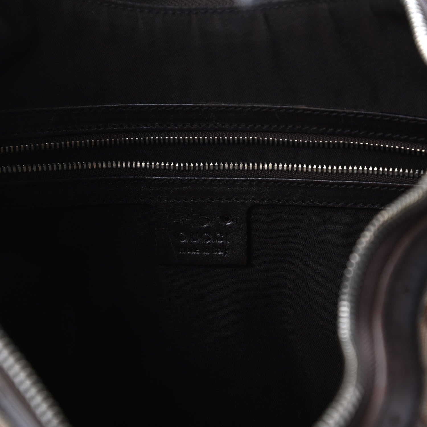 Gucci Monogram Web GG Reins Hobo Brown 8 of 10