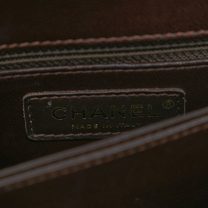 Chanel Caviar Quilted Mini Coco Handle Flap Dark Brown 6 of 10