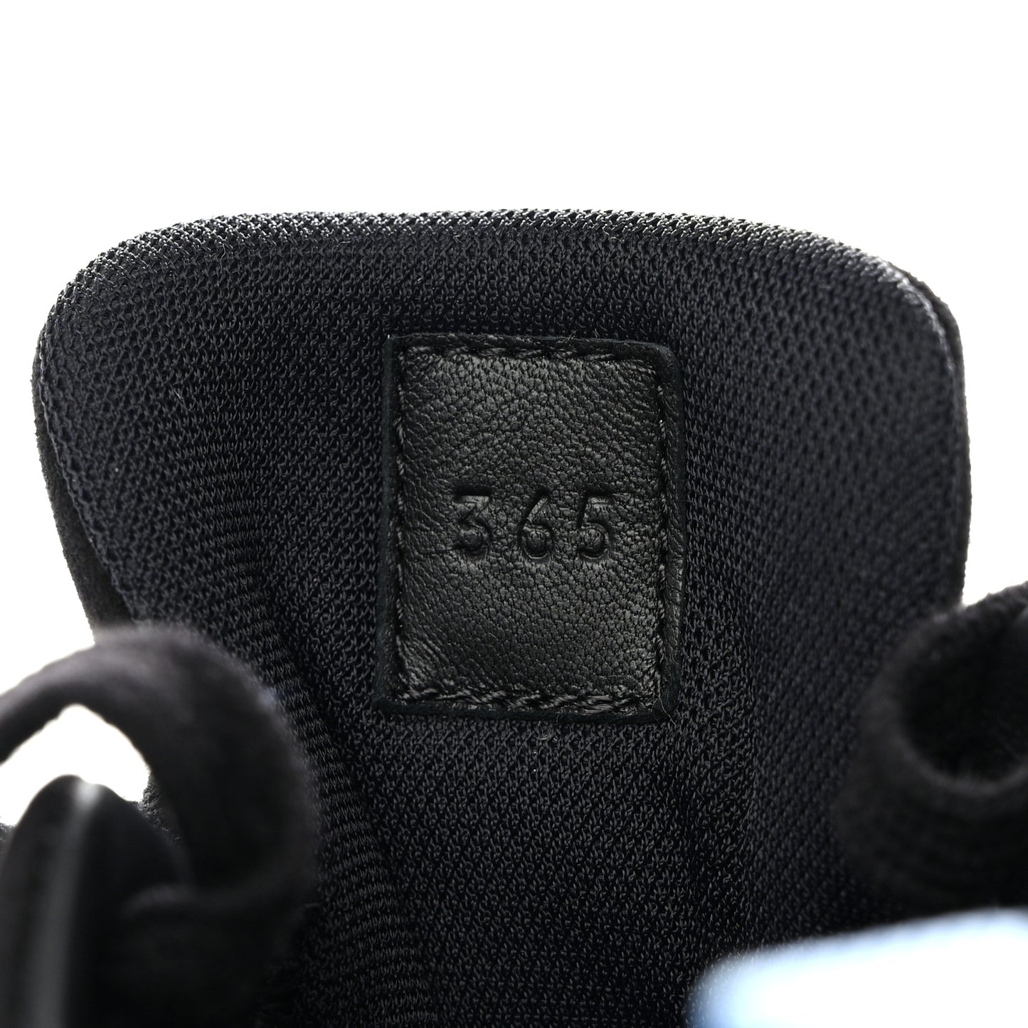 Graphic Mesh Suede Goatskin Bouncing Sneakers 36.5 Black