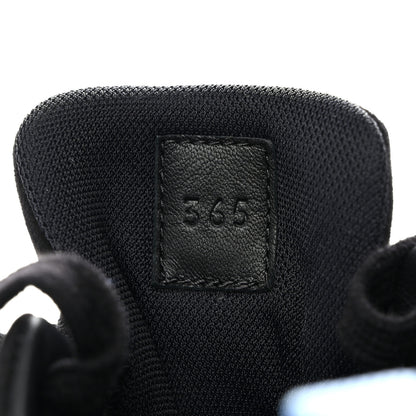 Hermes Graphic Mesh Suede Goatskin Bouncing Sneakers 36.5 Black 8 of 8