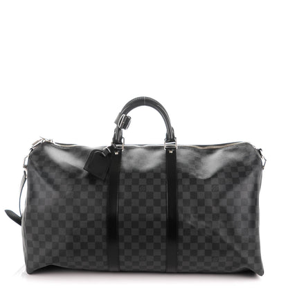 Louis Vuitton Damier Graphite Keepall Bandouliere 55 3 of 8