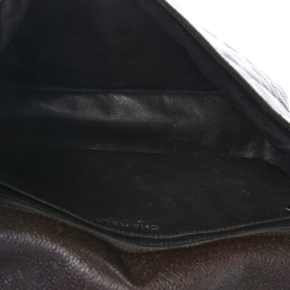 Chanel Caviar Quilted Jumbo Single Flap Dark Brown 4 of 9