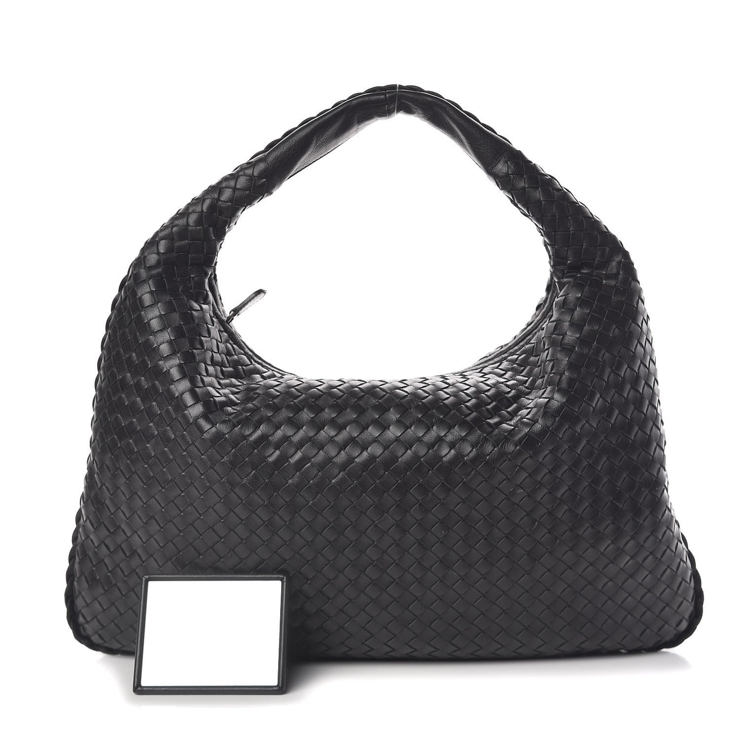 Nappa Intrecciato Large Veneta Hobo Black