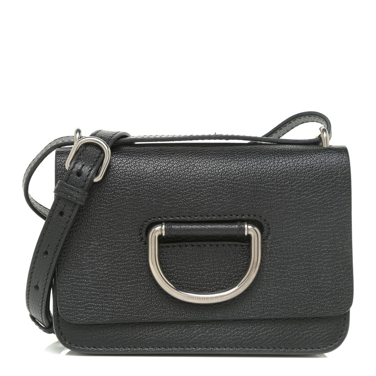 Goatskin Mini D-Ring Bag Black