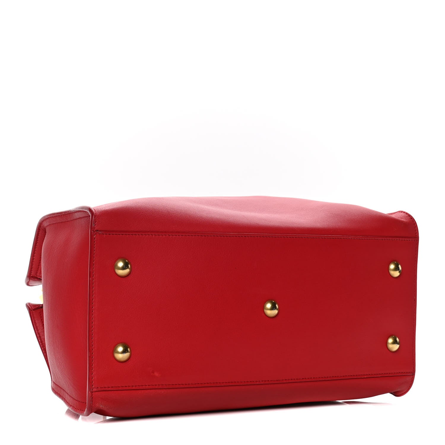 Saint Laurent Calfskin Small Classic Y Cabas Red 4 of 8