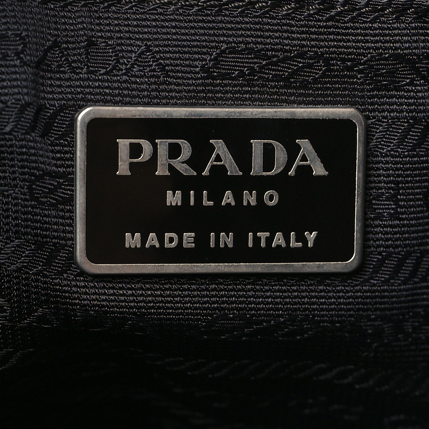 Prada Tessuto Nylon Messenger Bag Black 5 of 8