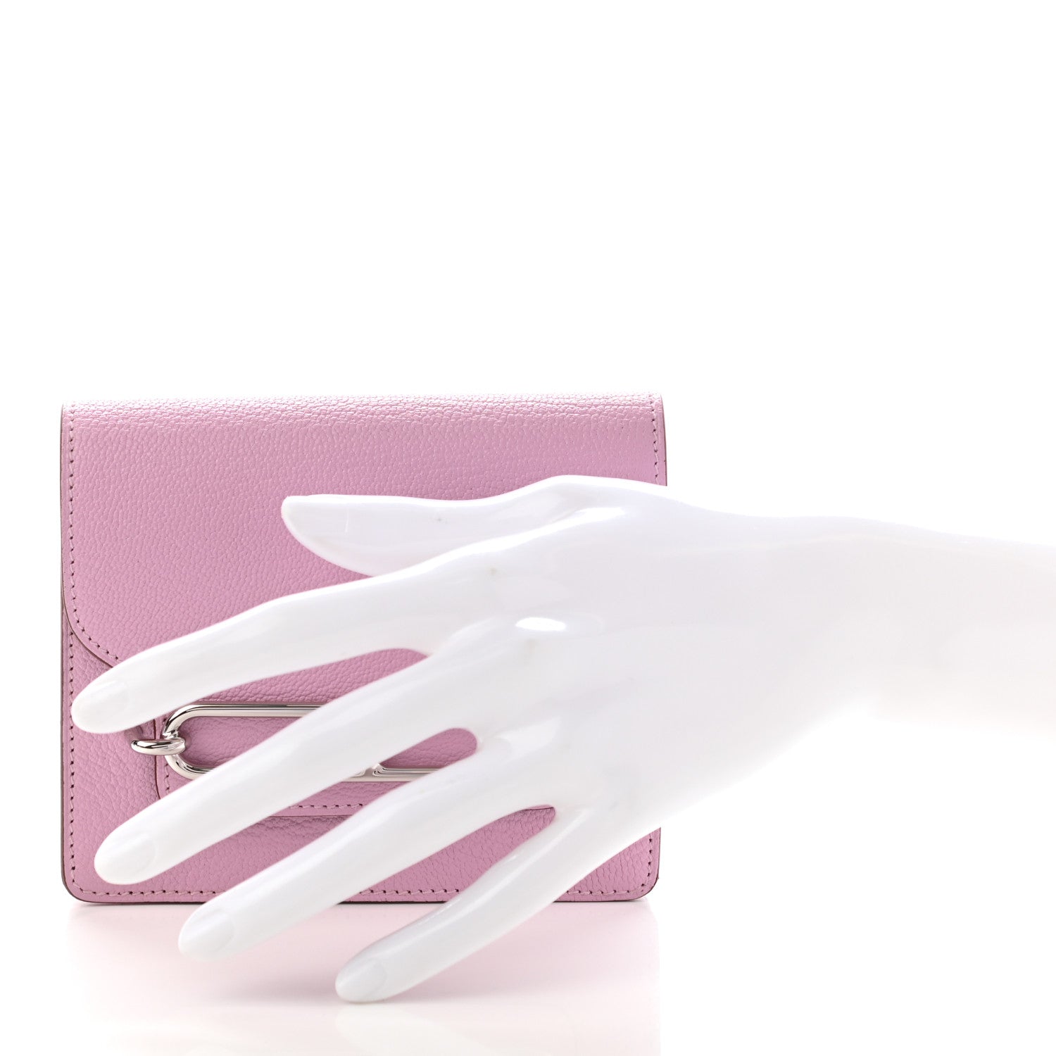 Hermes Chevre Mysore Roulis Slim Wallet Mauve Sylvestre 2 of 7