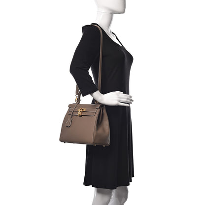 Hermes Togo Kelly Retourne 28 Etoupe 2 of 41