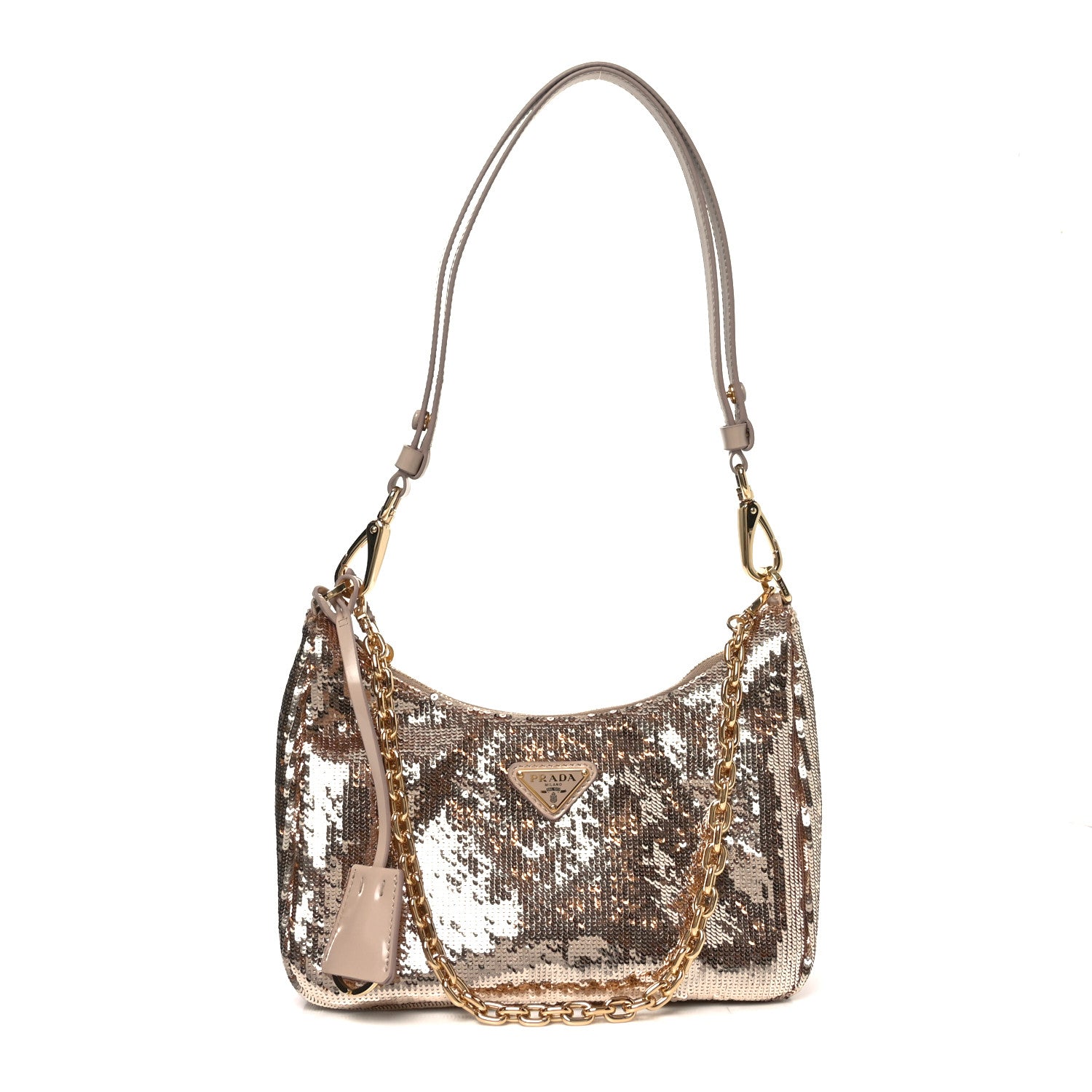 Prada Sequin Mini Re-Edition 2000 Shoulder Bag Cammeo 1 of 10