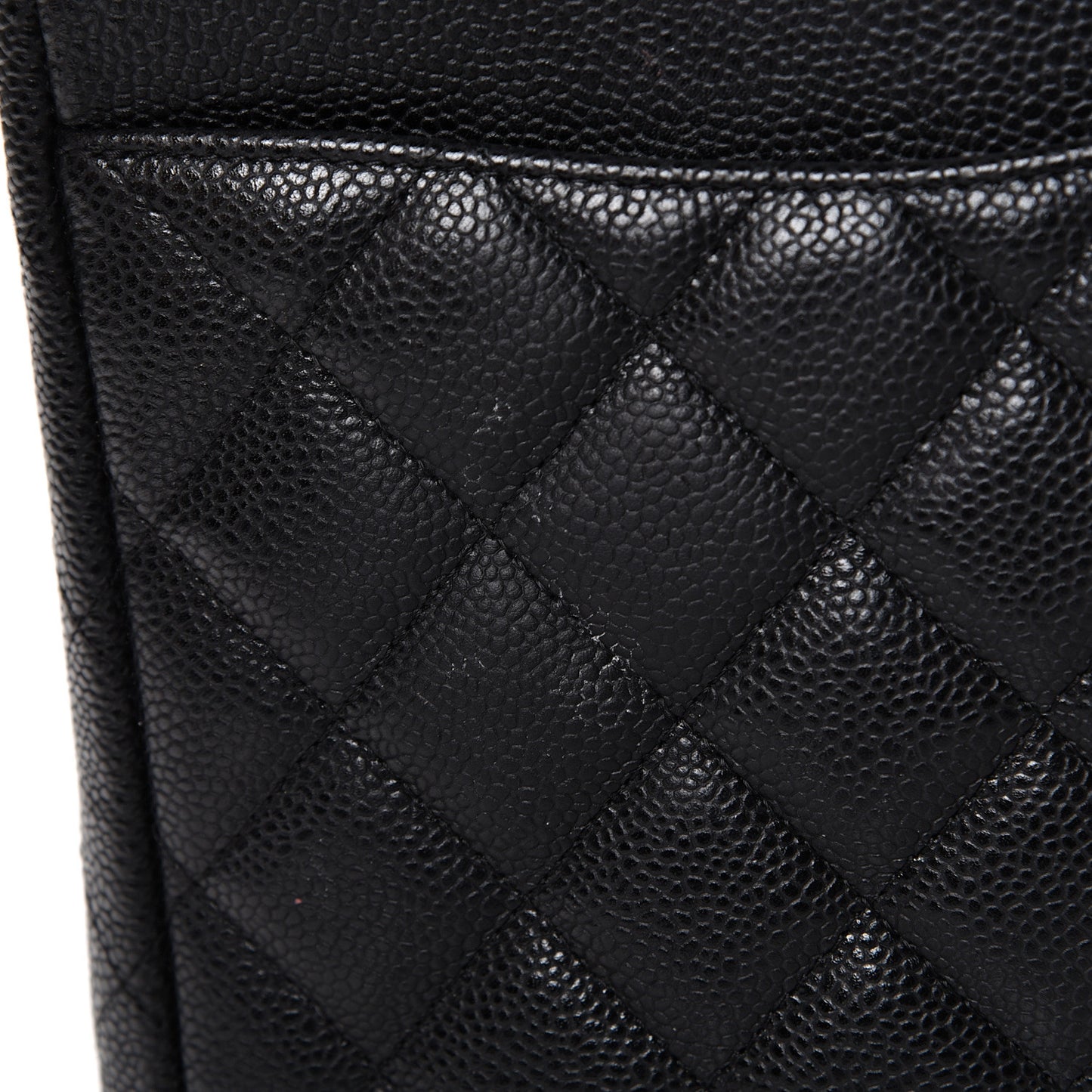 Caviar Quilted Maxi Double Flap Black