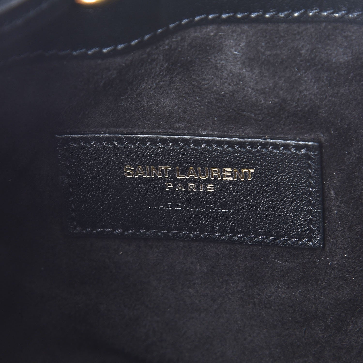 Saint Laurent Jacquard Calfskin Sunset Emmanuelle Bucket Bag 12 of 12
