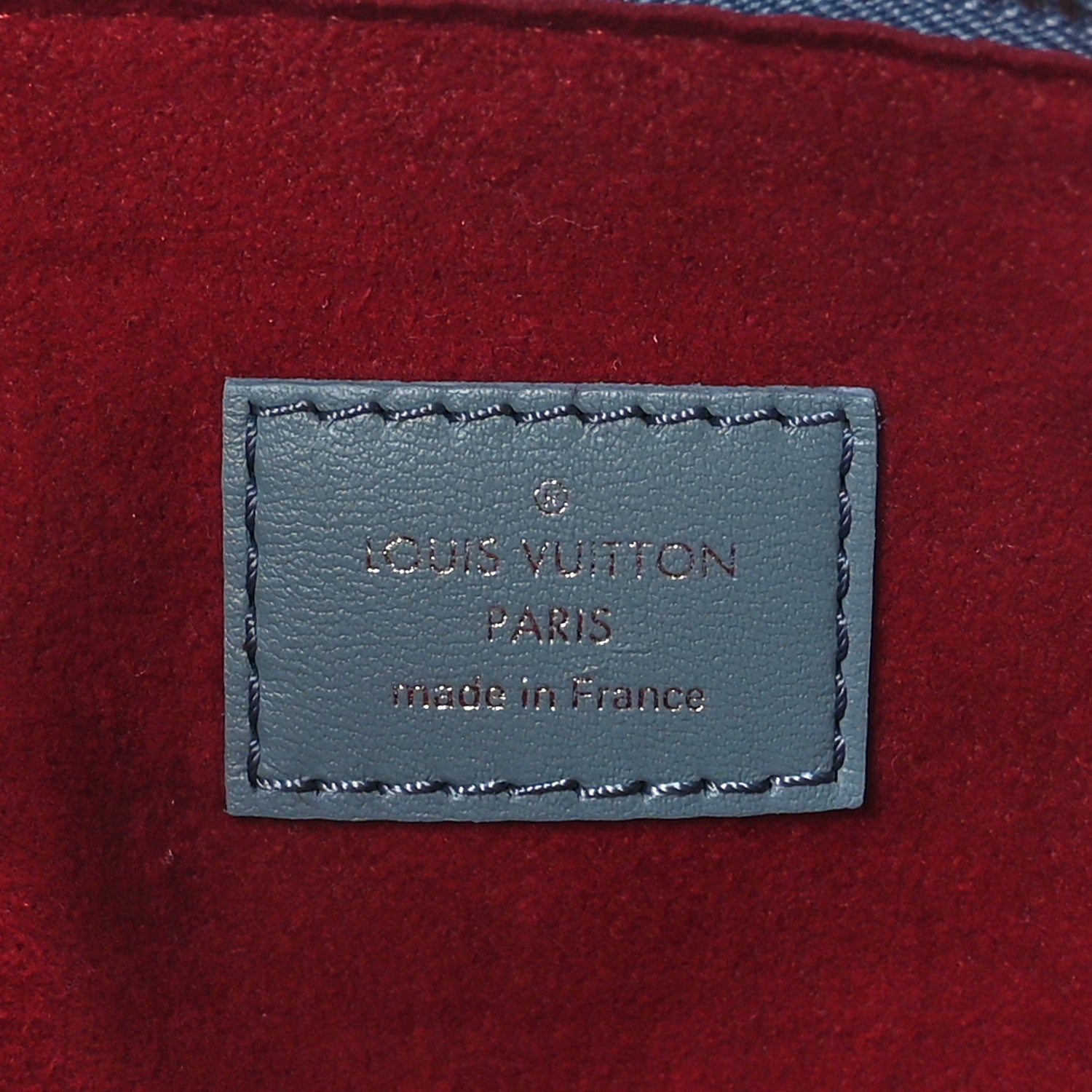 Louis Vuitton Lambskin Embossed Monogram Coussin PM Blue Glacier 6 of 8
