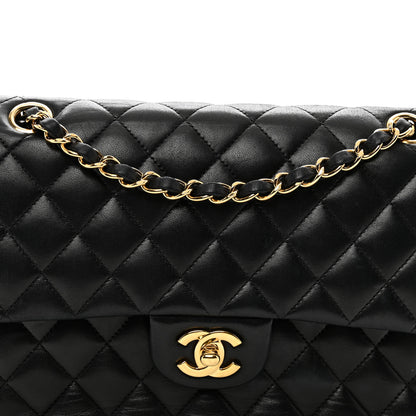 Chanel Lambskin Quilted Medium Double Flap Black 5 of 11