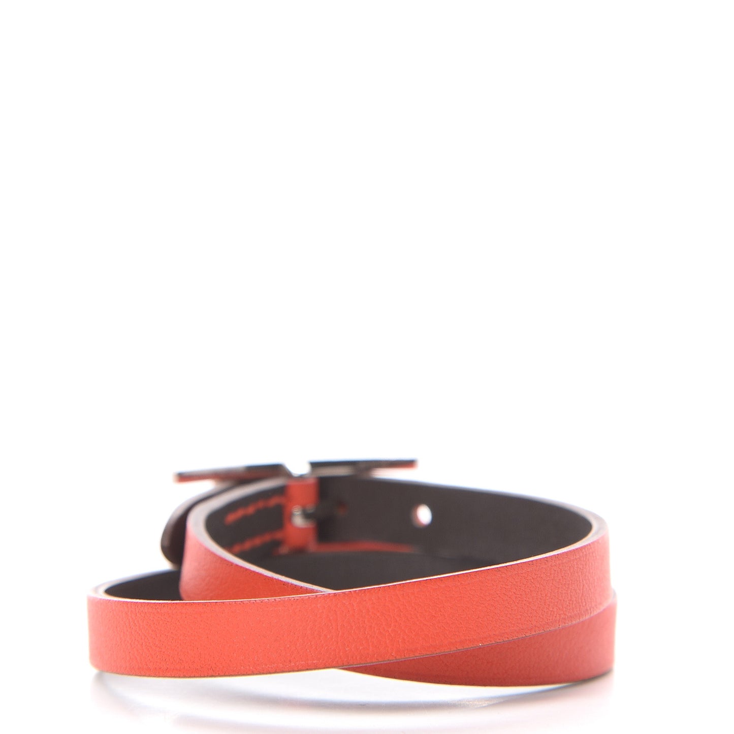 Swift Chamonix Behapi Double Tour Reversible Bracelet XS Capucine Chocolate