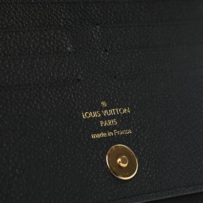 Louis Vuitton Empreinte Adele Wallet Black 6 of 7