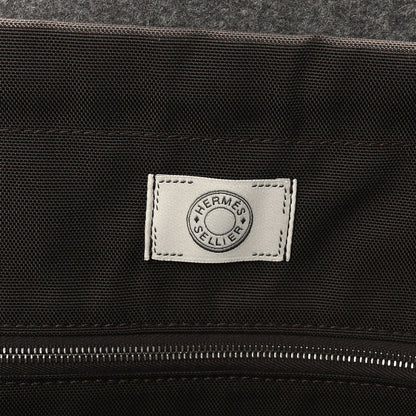 Hermes Felt Sac De Pansage Groom Bag Acier 6 of 8