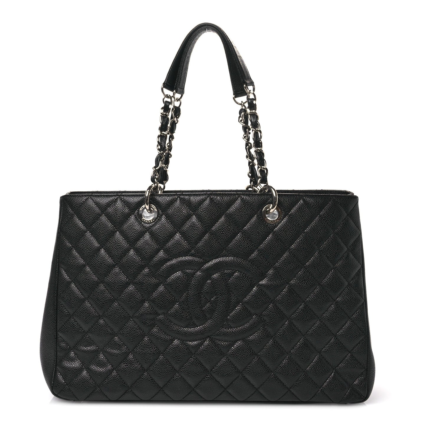 Caviar Quilted XL Grand Shopping Tote GST Black