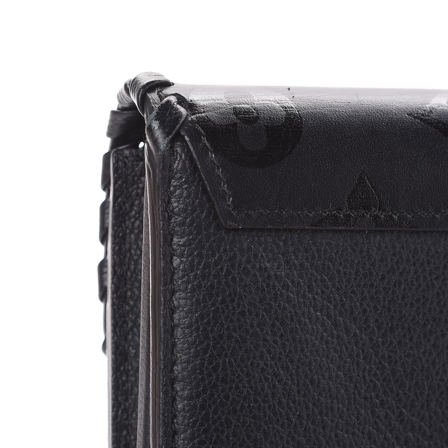 Louis Vuitton Monogram Cuir Plume Very Wallet Black 10 of 15