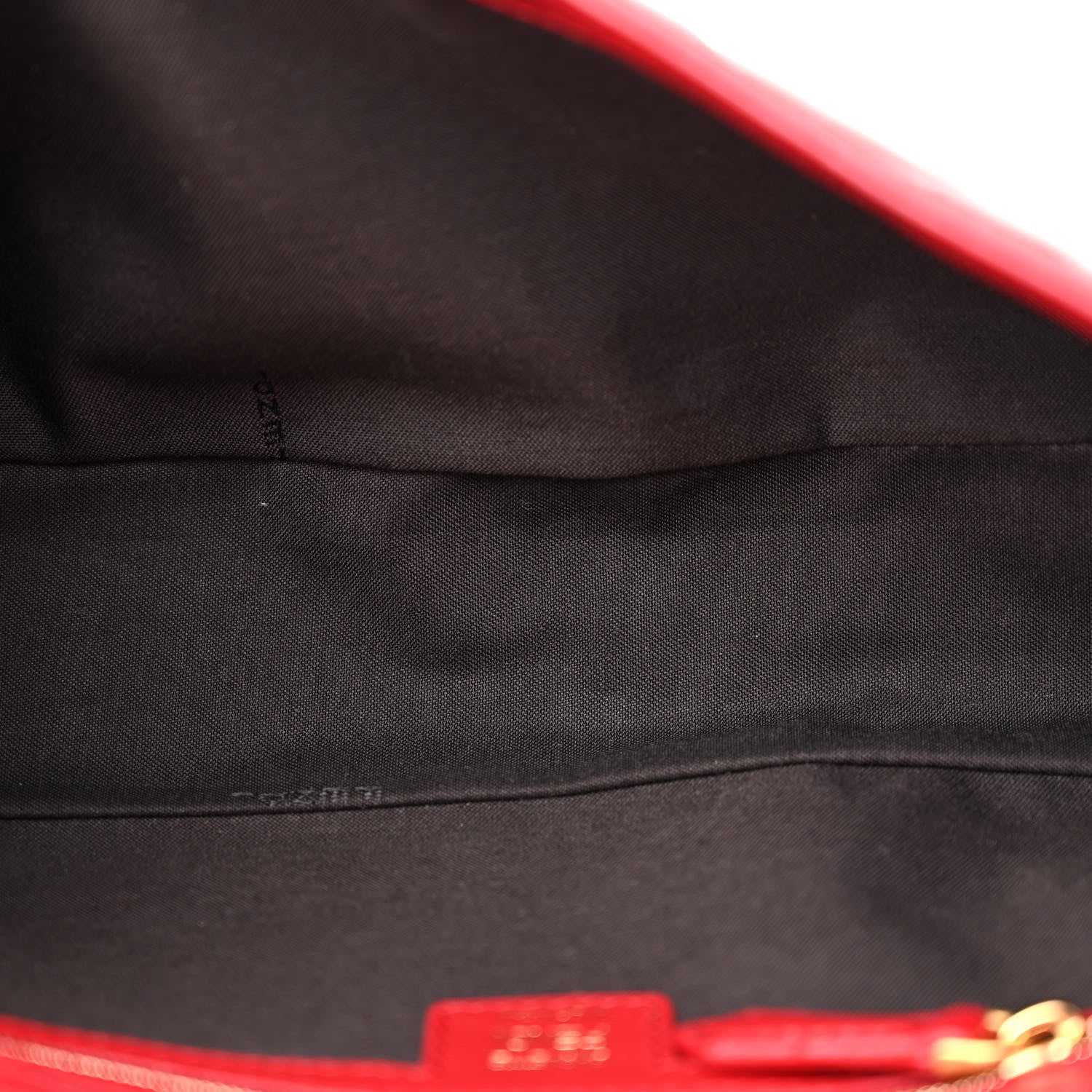 Fendi Nappa FF 1974 Embossed Baguette Fragola 5 of 12