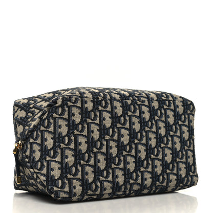 Christian Dior Oblique 30 Montaigne Cosmetic Pouch Blue 4 of 11