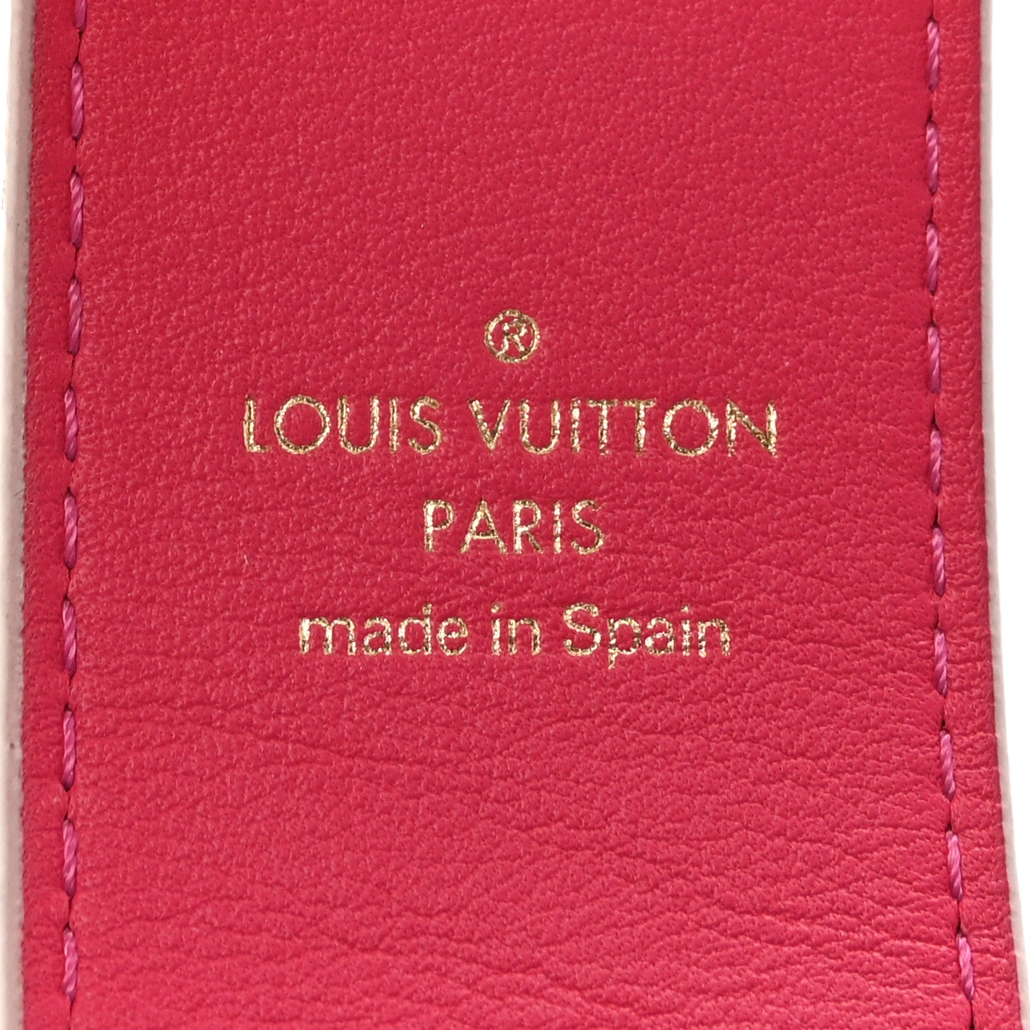 Louis Vuitton Monogram Bandouliere Shoulder Strap Hot Pink 4 of 5