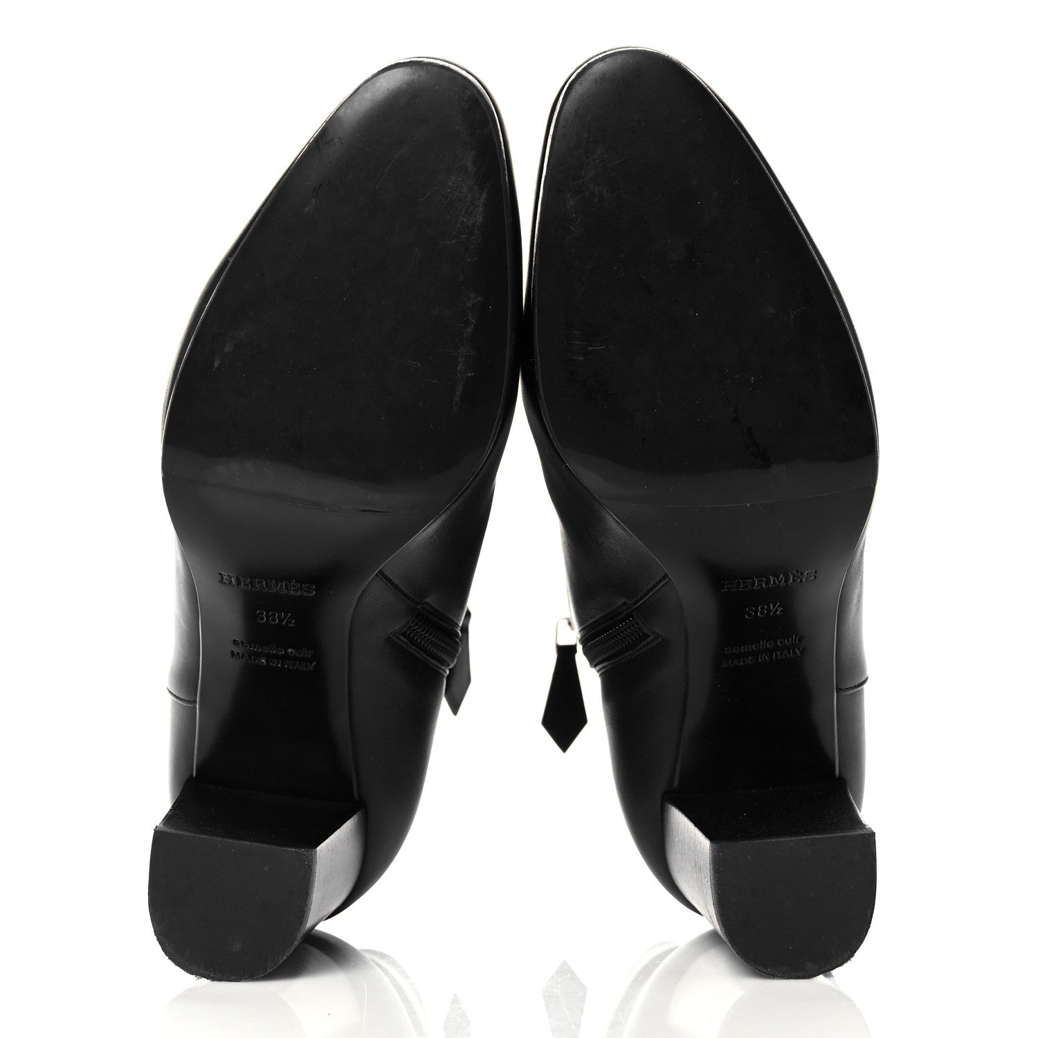 Hermes Calfskin Saint Germain Ankle Boots 38.5 Black 5 of 17
