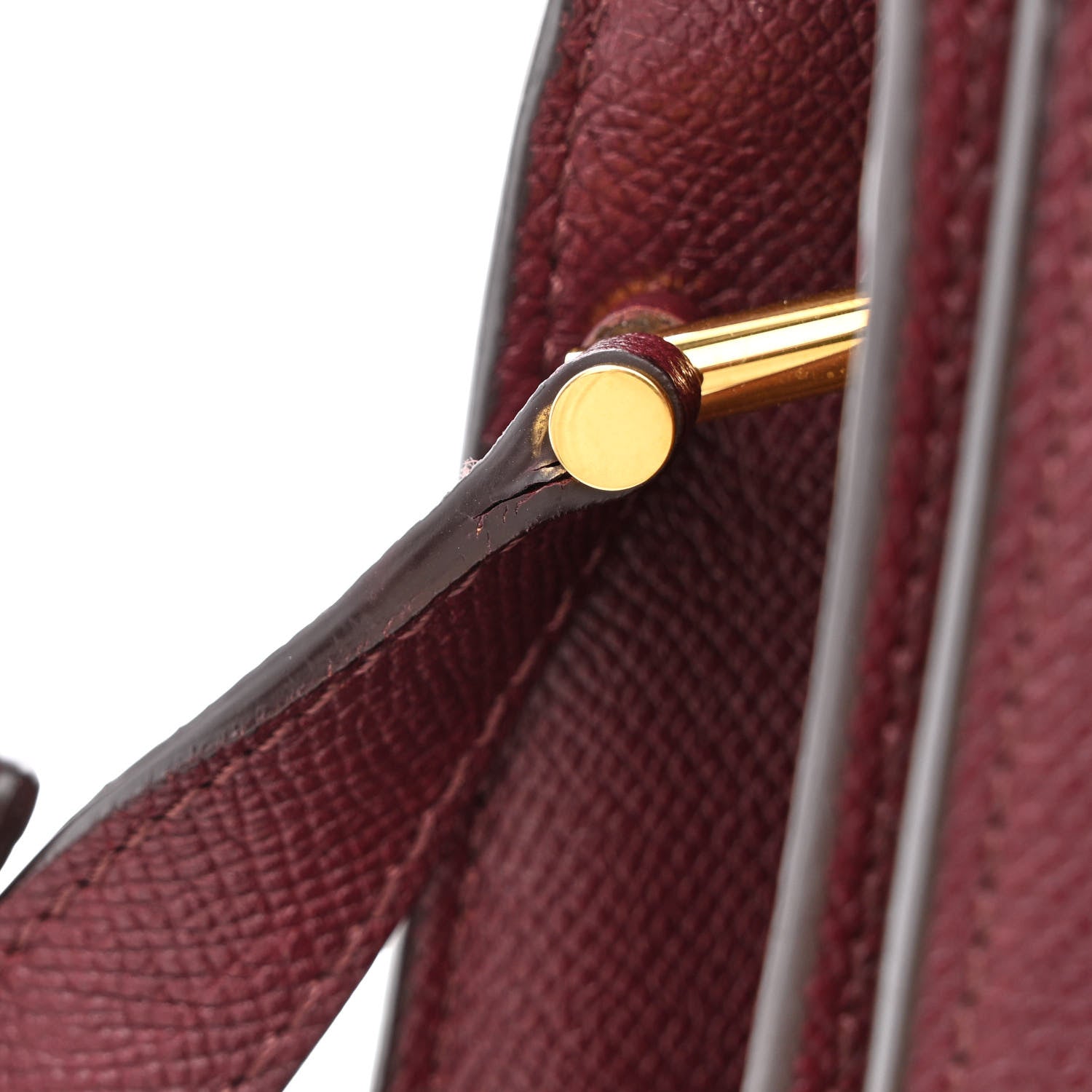 Tom Ford Grained Calfskin Large T Clasp Tara Crossbody Bag Cabernet 13 of 17