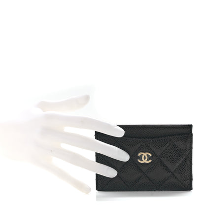 Chanel Caviar Quilted Card Holder Black 2 of 13