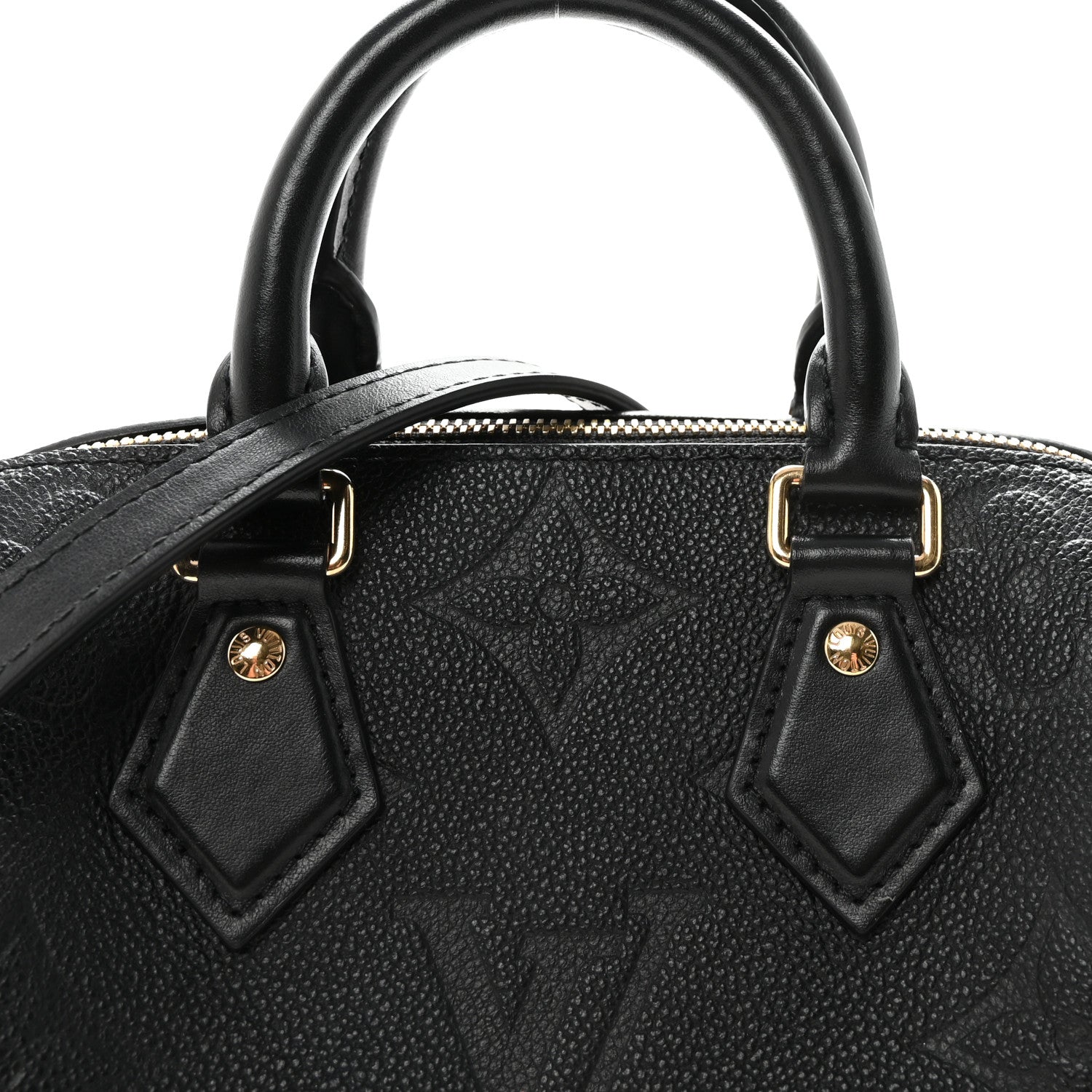 Louis Vuitton Empreinte Monogram Giant Speedy Bandouliere 20 Black 7 of 9