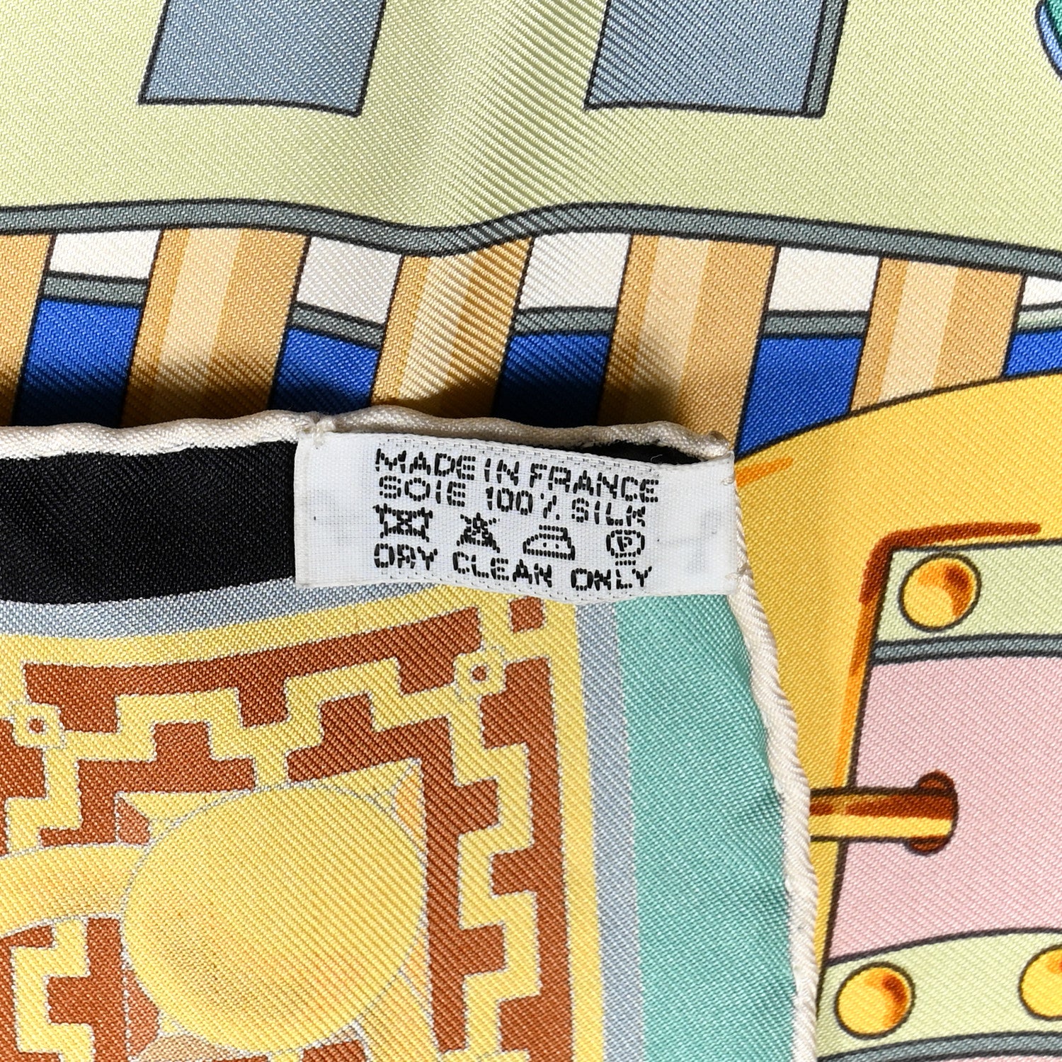 Hermes Silk Colliers de Chiens Scarf 90 3 of 4