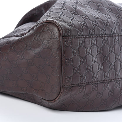 Gucci Guccissima Signature Large Sukey Tote Chocolate 9 of 10