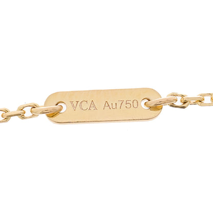 Van Cleef & Arpels 18K Rose Gold Carnelian Sweet Alhambra Heart Bracelet 4 of 4