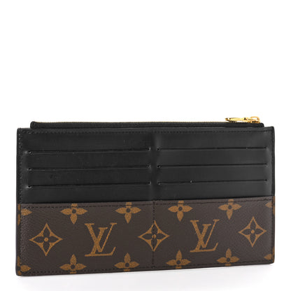Louis Vuitton Monogram Slim Purse Black 3 of 8