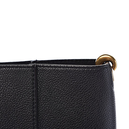 Celine Soft Grained Calfskin Sangle Bucket Bag Black 12 of 12