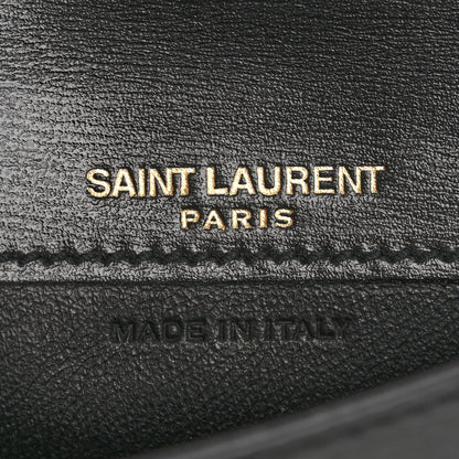Saint Laurent Calfskin Monogram Coin Pouch Black 8 of 13