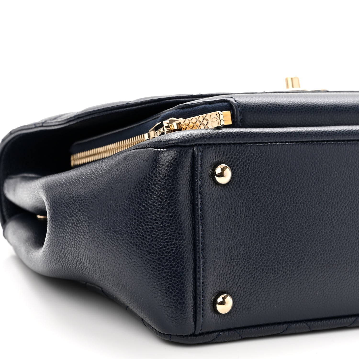 Chanel Caviar Quilted Large Business Affinity Flap Navy 10 of 11