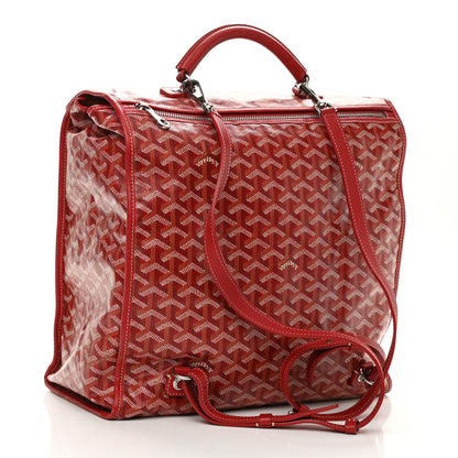 Goyard Goyardine Saint Leger Soft Briefcase Backpack Red 2 of 8