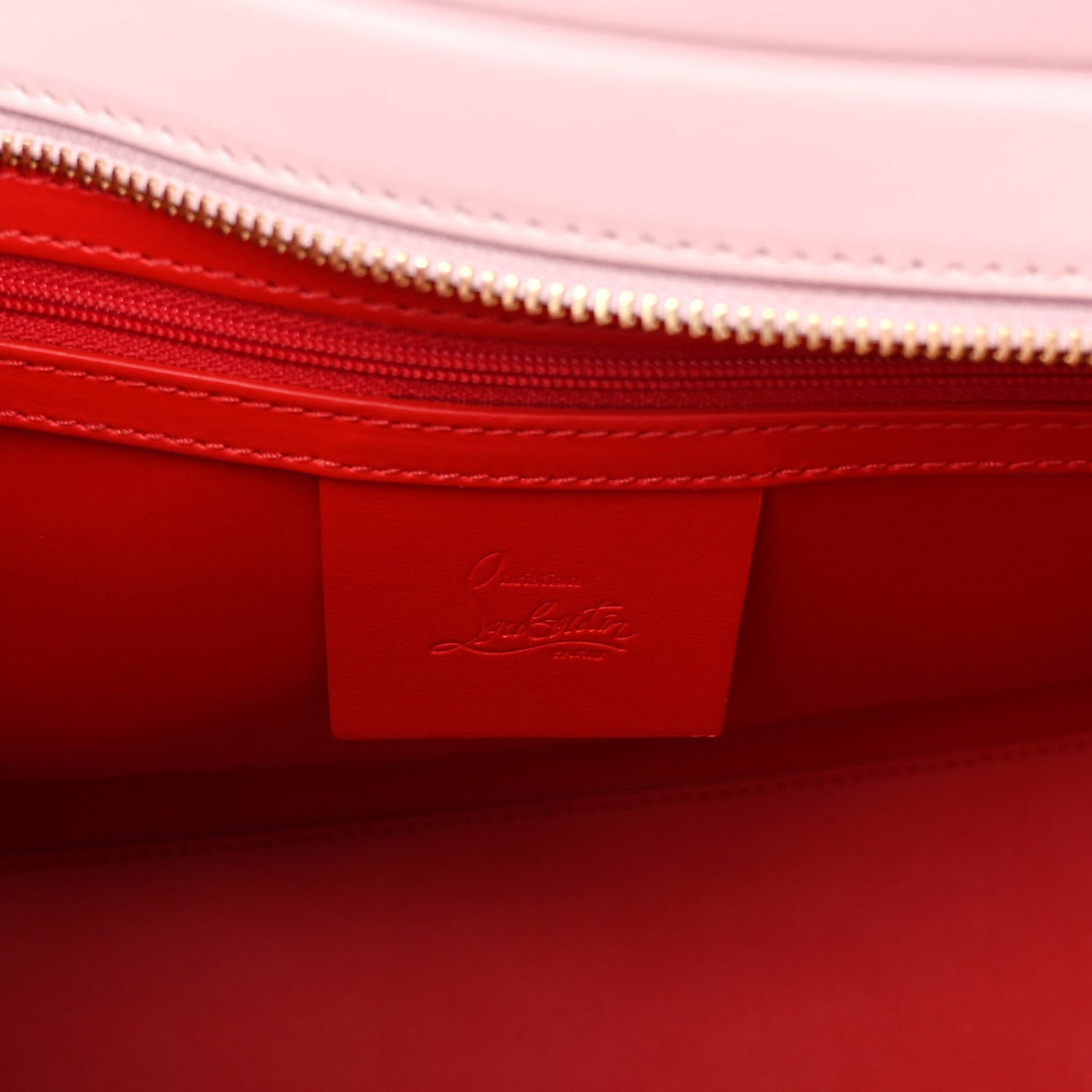 Calfskin Spikes Loubinthesky Medium Paloma Pink