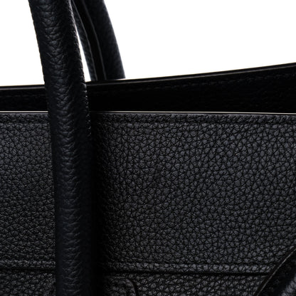 Celine Drummed Calfskin Mini Luggage Black 11 of 11