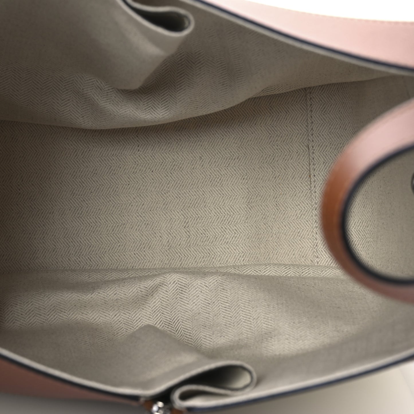 Calfskin Small Hammock Shoulder Bag Peach