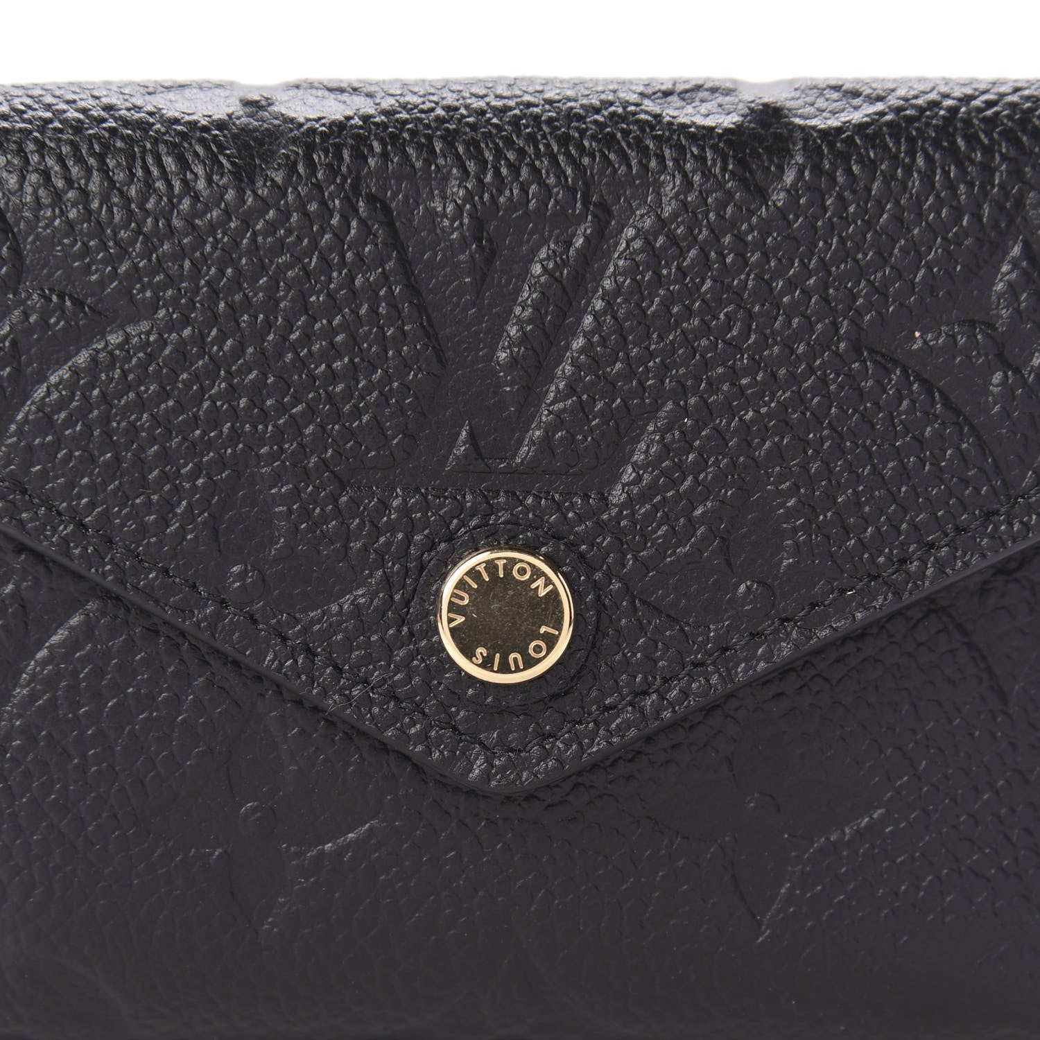 Louis Vuitton Empreinte Zoe Wallet Black 9 of 10