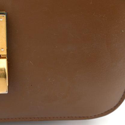 Celine Box Calfskin Medium Classic Box Flap Bag Camel 7 of 21