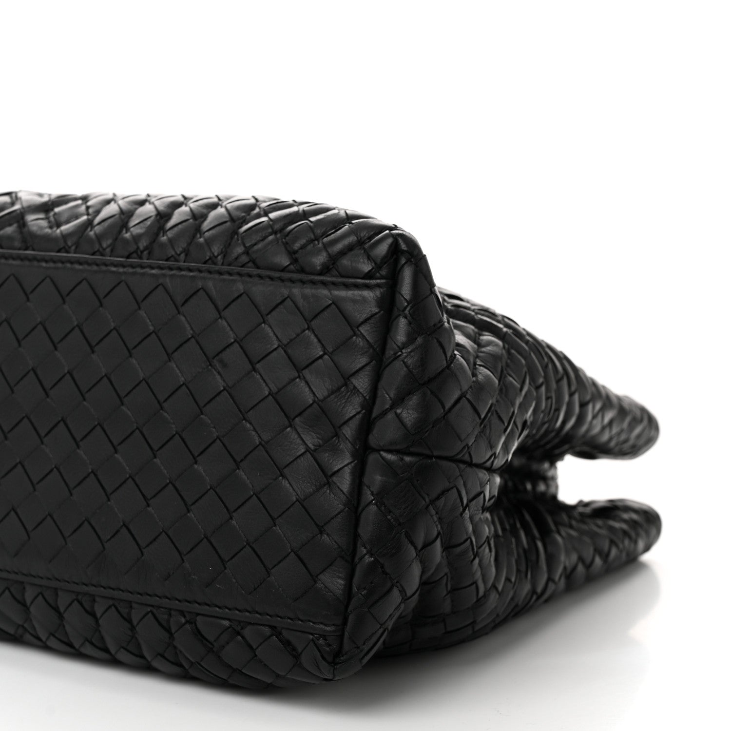 Bottega Veneta Lambskin Intrecciato Boutis MediumTote Black 11 of 12