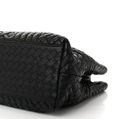 Bottega Veneta Lambskin Intrecciato Boutis MediumTote Black 11 of 12